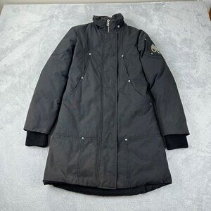 Moose Knuckles Black Down Parka Women's XS